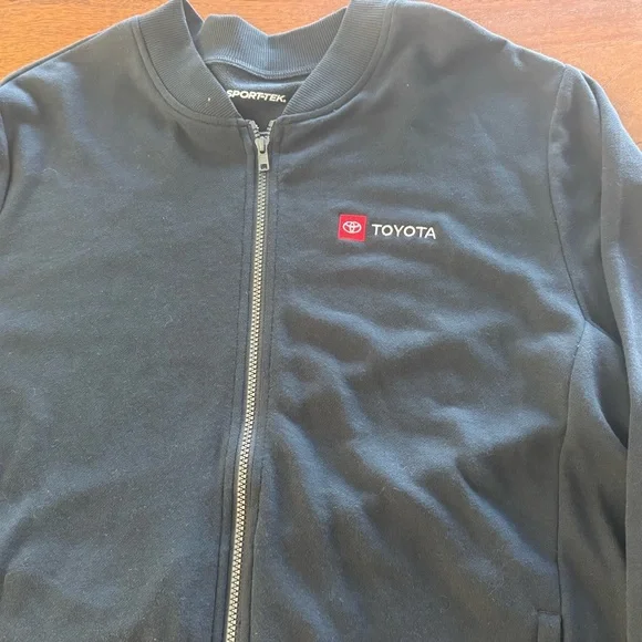 Sport-Tec Jacket Unisex XXL Black Super Cozy Fleece Full Zip with Toyota logo - Picture 2 of 6